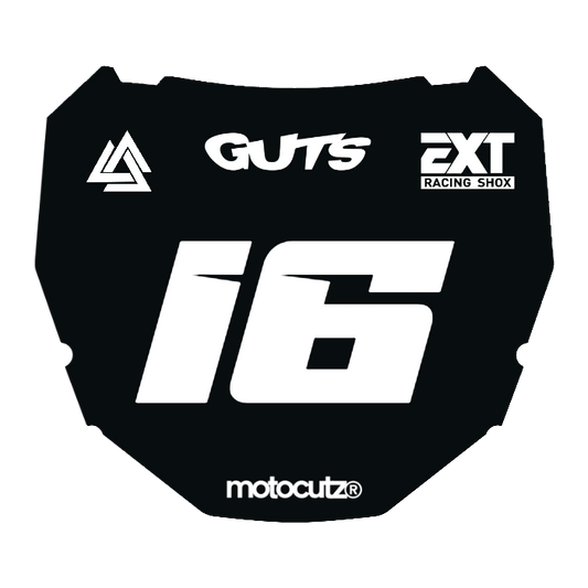 CUSTOM ODI NUMBER PLATE DECAL