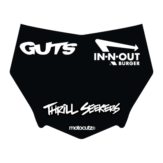 CUSTOM MOTOCUTZ FRONT PLATE DECAL