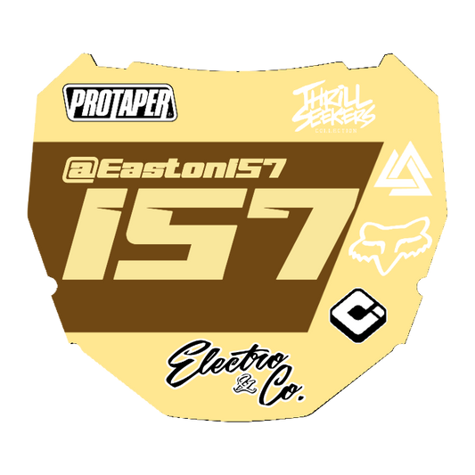 CUSTOM ODI NUMBER PLATE DECAL