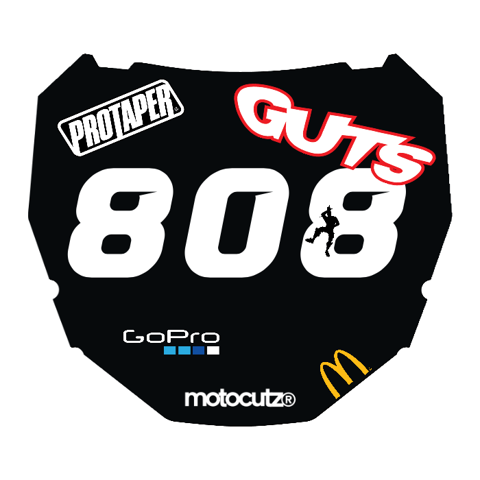 CUSTOM ODI NUMBER PLATE DECAL