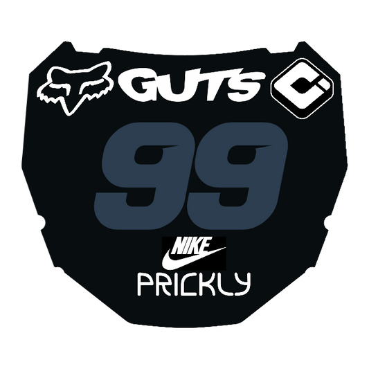 CUSTOM ODI NUMBER PLATE DECAL