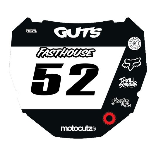 CUSTOM ODI NUMBER PLATE DECAL