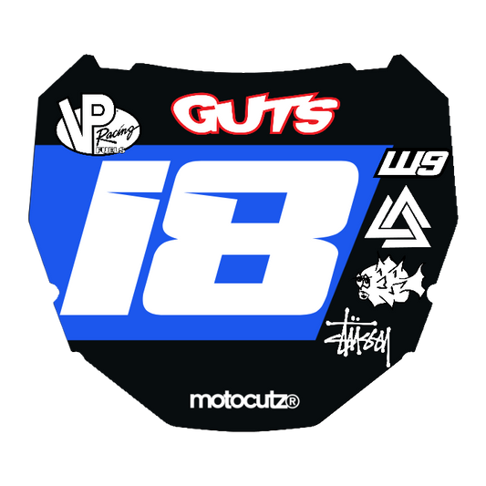 CUSTOM ODI NUMBER PLATE DECAL
