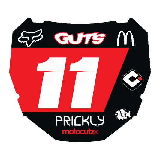 CUSTOM ODI NUMBER PLATE DECAL