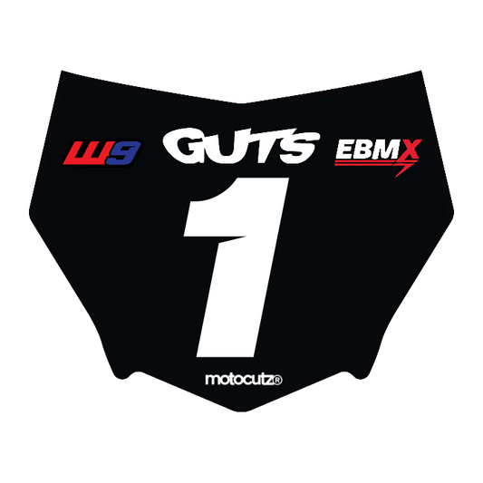 CUSTOM MOTOCUTZ FRONT PLATE DECAL