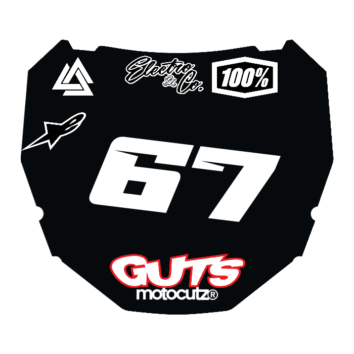 CUSTOM ODI NUMBER PLATE DECAL