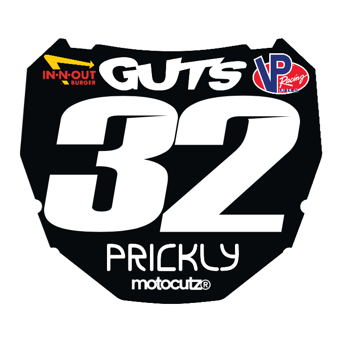 CUSTOM ODI NUMBER PLATE DECAL