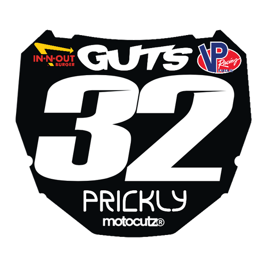CUSTOM ODI NUMBER PLATE DECAL