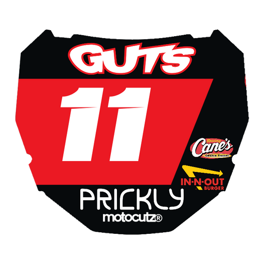CUSTOM ODI NUMBER PLATE DECAL