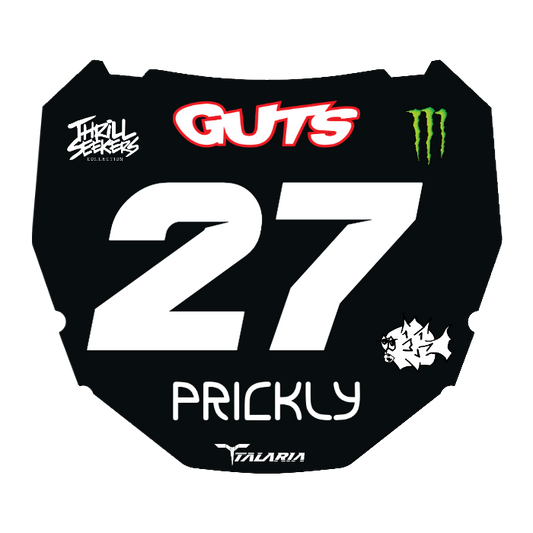 CUSTOM ODI NUMBER PLATE DECAL