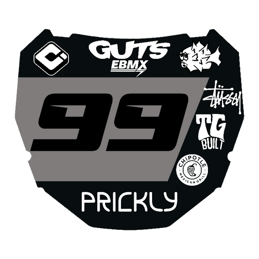 CUSTOM ODI NUMBER PLATE DECAL