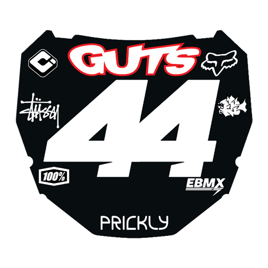 CUSTOM ODI NUMBER PLATE DECAL