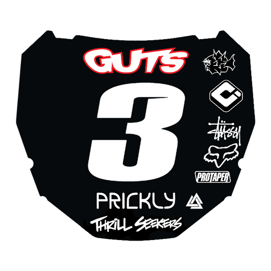 CUSTOM ODI NUMBER PLATE DECAL