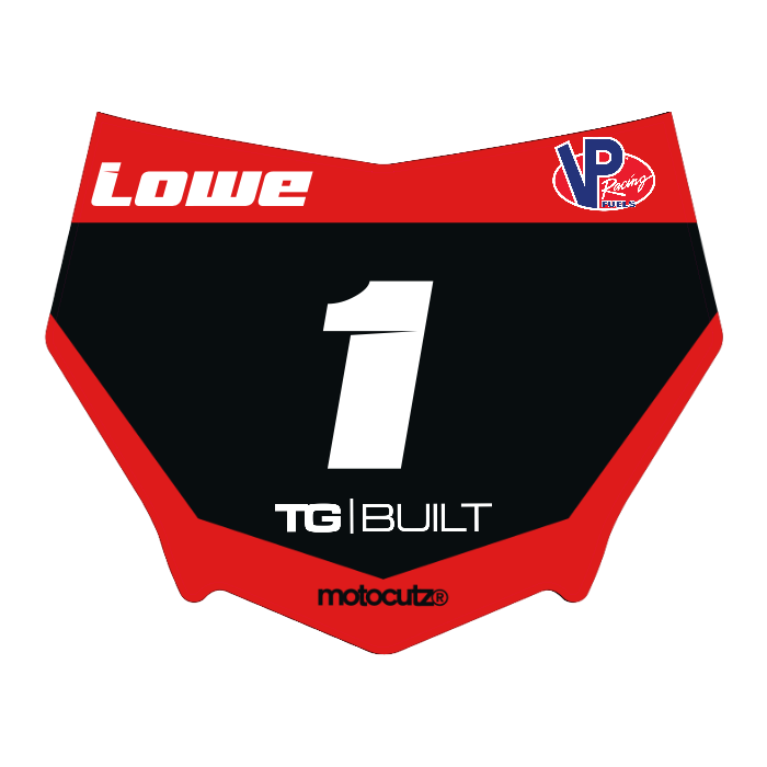 CUSTOM MOTOCUTZ FRONT PLATE DECAL