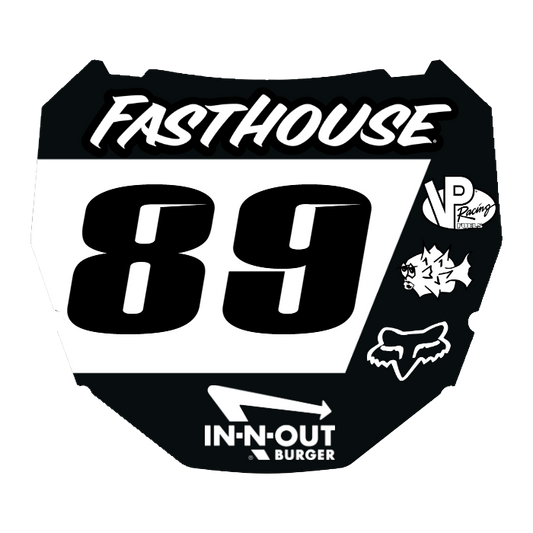 CUSTOM ODI NUMBER PLATE DECAL