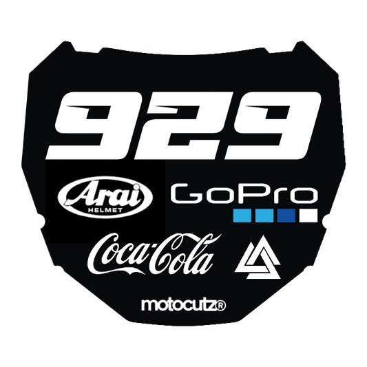 CUSTOM ODI NUMBER PLATE DECAL