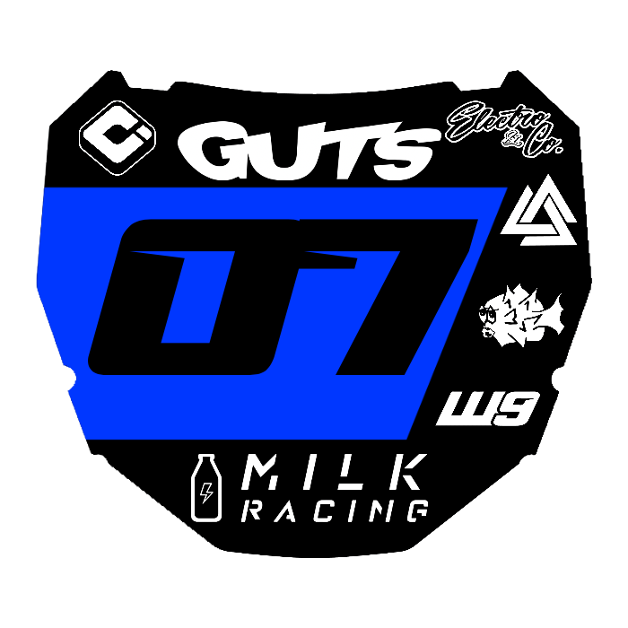CUSTOM ODI NUMBER PLATE DECAL
