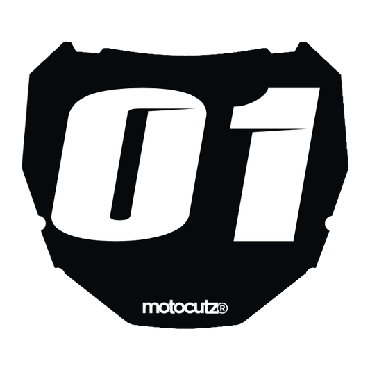 CUSTOM ODI NUMBER PLATE DECAL
