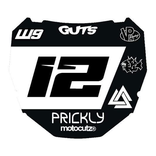 CUSTOM ODI NUMBER PLATE DECAL