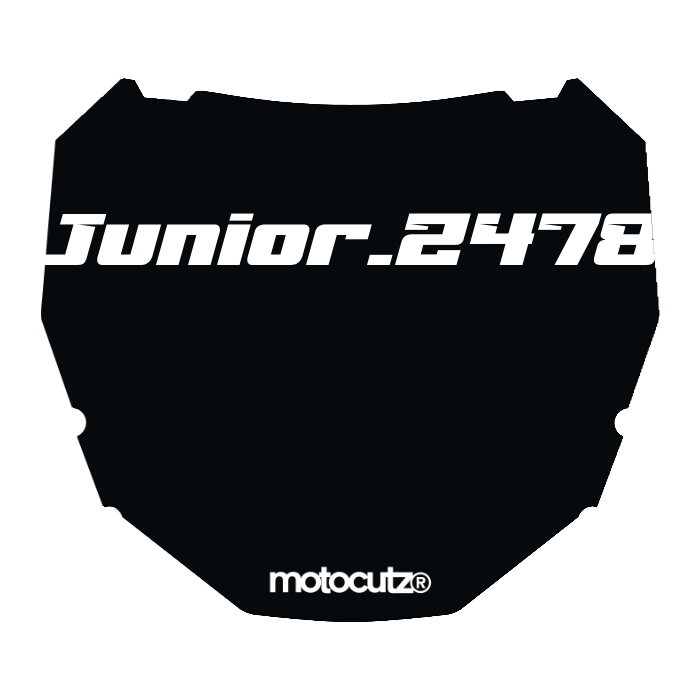 CUSTOM ODI NUMBER PLATE DECAL