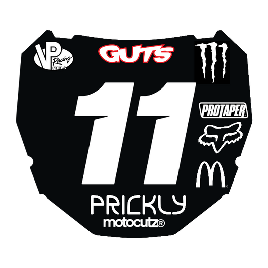 CUSTOM ODI NUMBER PLATE DECAL