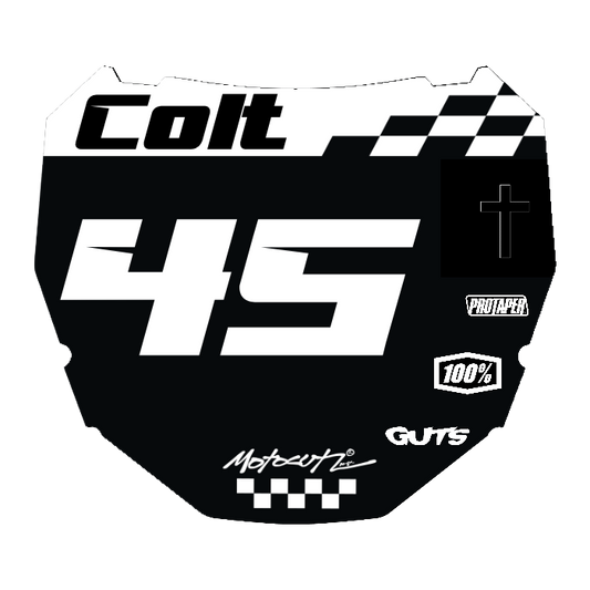 CUSTOM ODI NUMBER PLATE DECAL