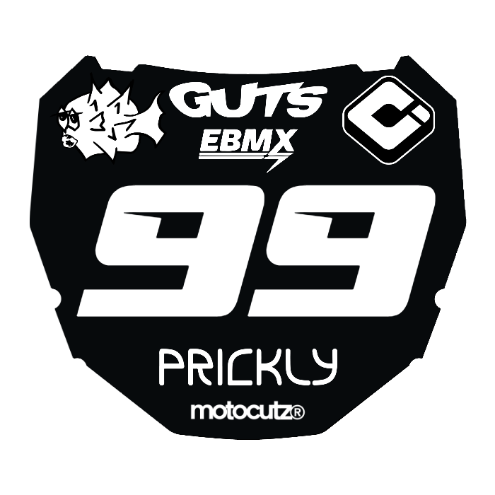 CUSTOM ODI NUMBER PLATE DECAL