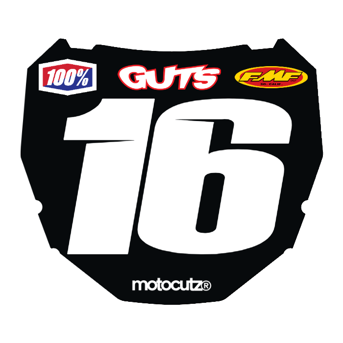 CUSTOM ODI NUMBER PLATE DECAL