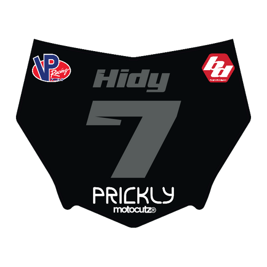 CUSTOM MOTOCUTZ FRONT PLATE DECAL