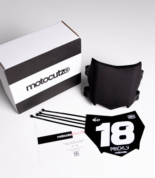 Motocutz Front Plate + Decal Combo Box