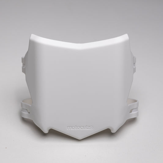 MOTOCUTZ X TG BUILT FRONT NUMBER PLATE WHITE