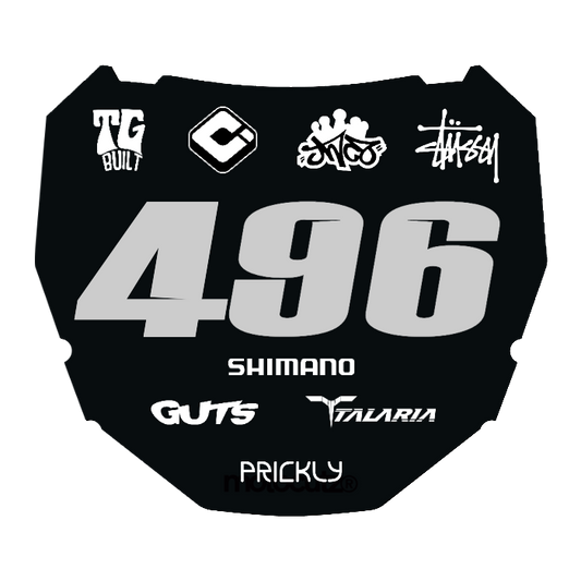 CUSTOM ODI NUMBER PLATE DECAL