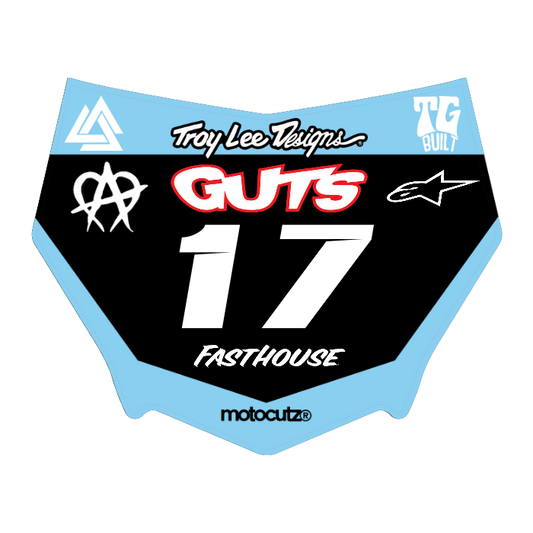 CUSTOM MOTOCUTZ FRONT PLATE DECAL
