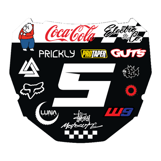 CUSTOM ODI NUMBER PLATE DECAL