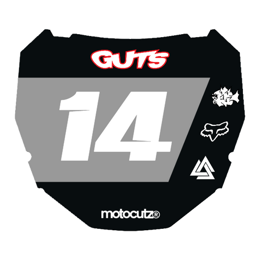 CUSTOM ODI NUMBER PLATE DECAL
