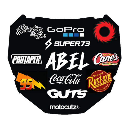 CUSTOM ODI NUMBER PLATE DECAL