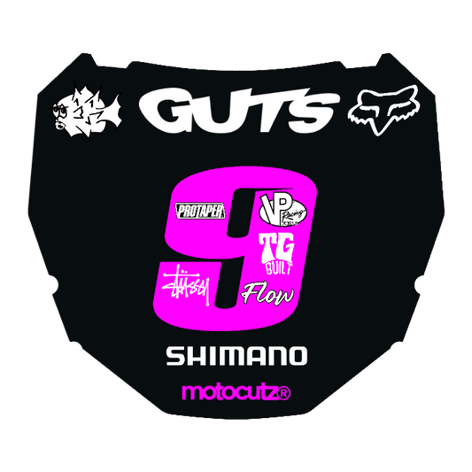 CUSTOM ODI NUMBER PLATE DECAL