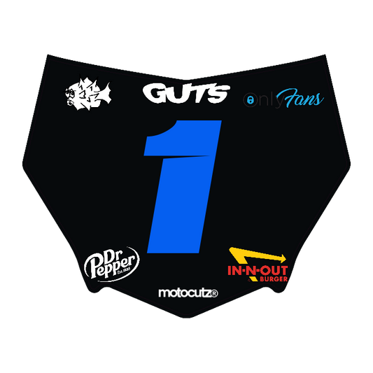 CUSTOM MOTOCUTZ FRONT PLATE DECAL