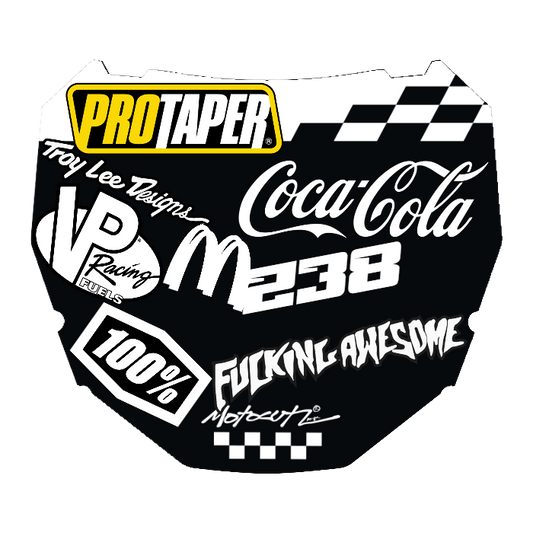 CUSTOM ODI NUMBER PLATE DECAL