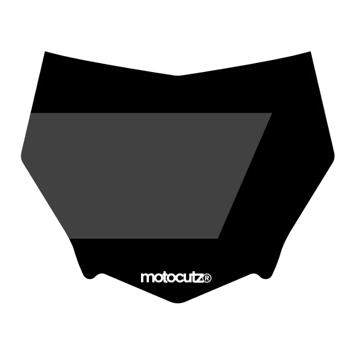 CUSTOM MOTOCUTZ FRONT PLATE DECAL