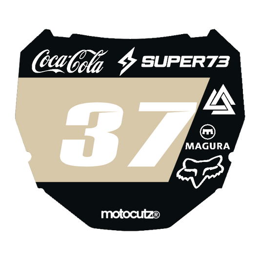 CUSTOM ODI NUMBER PLATE DECAL
