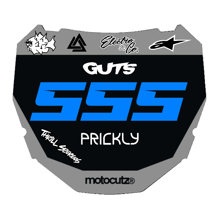 CUSTOM ODI NUMBER PLATE DECAL