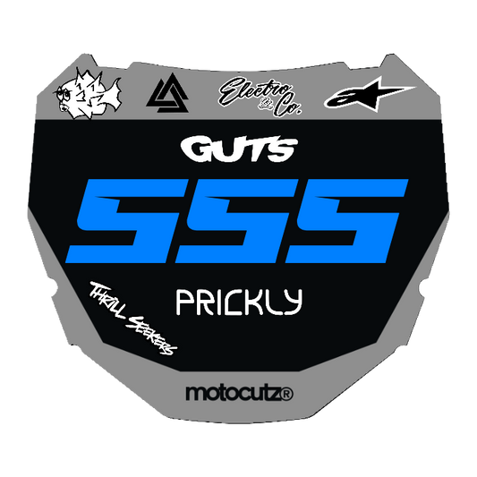 CUSTOM ODI NUMBER PLATE DECAL