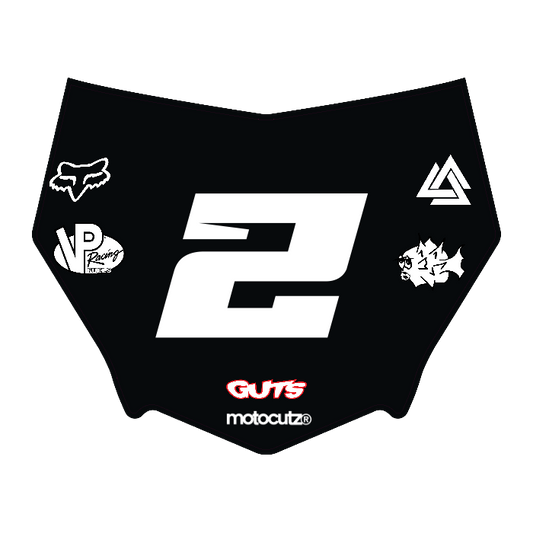 CUSTOM MOTOCUTZ FRONT PLATE DECAL
