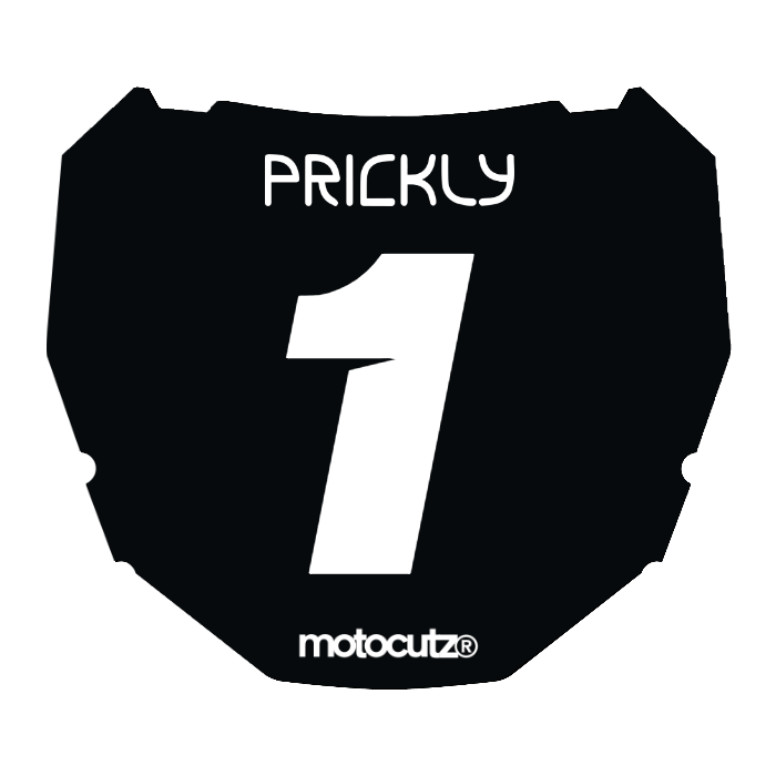 CUSTOM ODI NUMBER PLATE DECAL