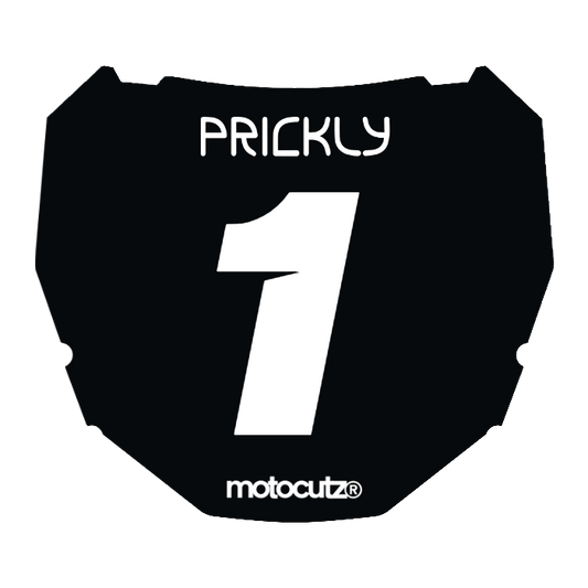 CUSTOM ODI NUMBER PLATE DECAL