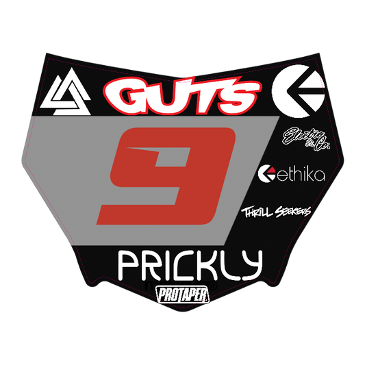 CUSTOM MOTOCUTZ FRONT PLATE DECAL