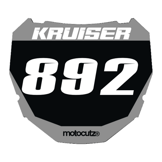 CUSTOM ODI NUMBER PLATE DECAL