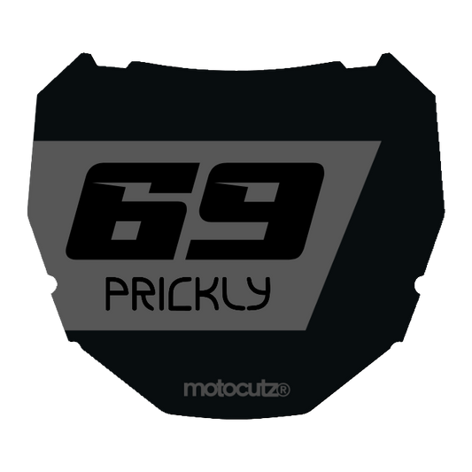 CUSTOM ODI NUMBER PLATE DECAL