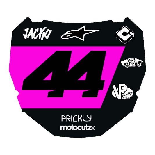 CUSTOM ODI NUMBER PLATE DECAL